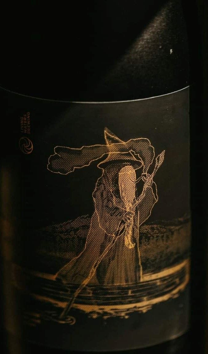 Anduin Stout bottle label.