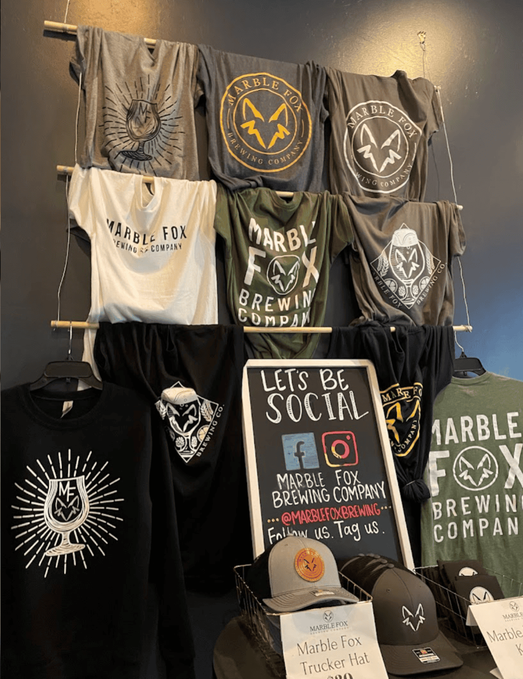 Merchandise display.